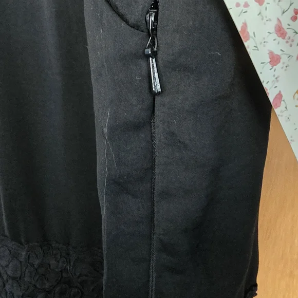 Free People Black Lace Fringe Flapper Charleston Dress NWT Sz 0 LBD Prom - Picture 11 of 11